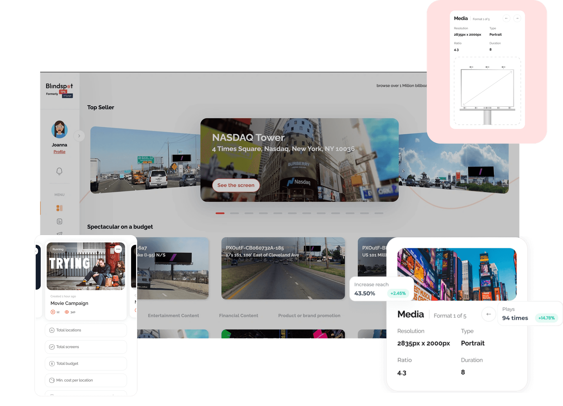 LOKY AI Dashboard Interface Mockup